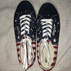 BRAND NEW American Flag Sneakers
